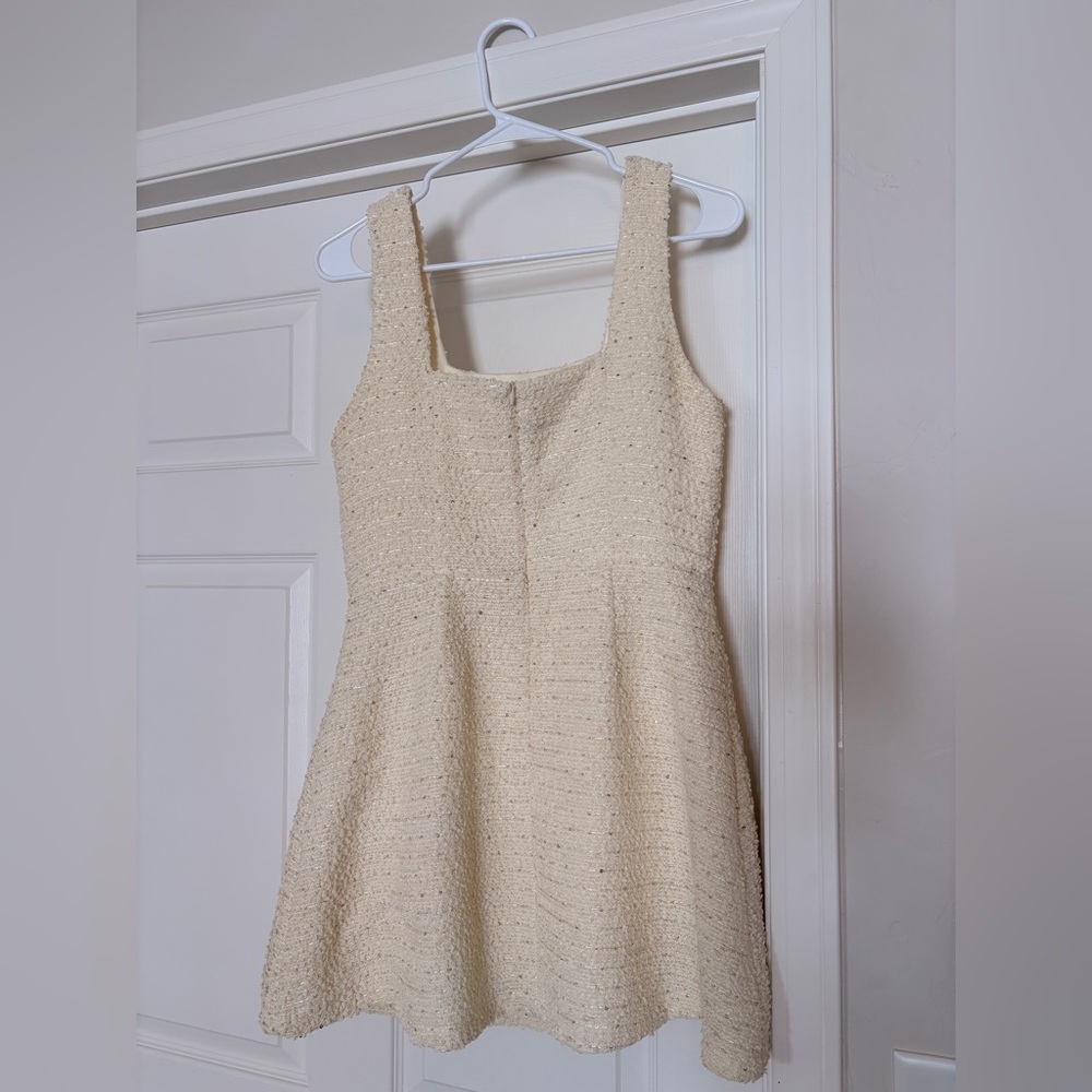 Line and Dot Selani Mini Dress in Cream Size Small - Picture 5 of 7